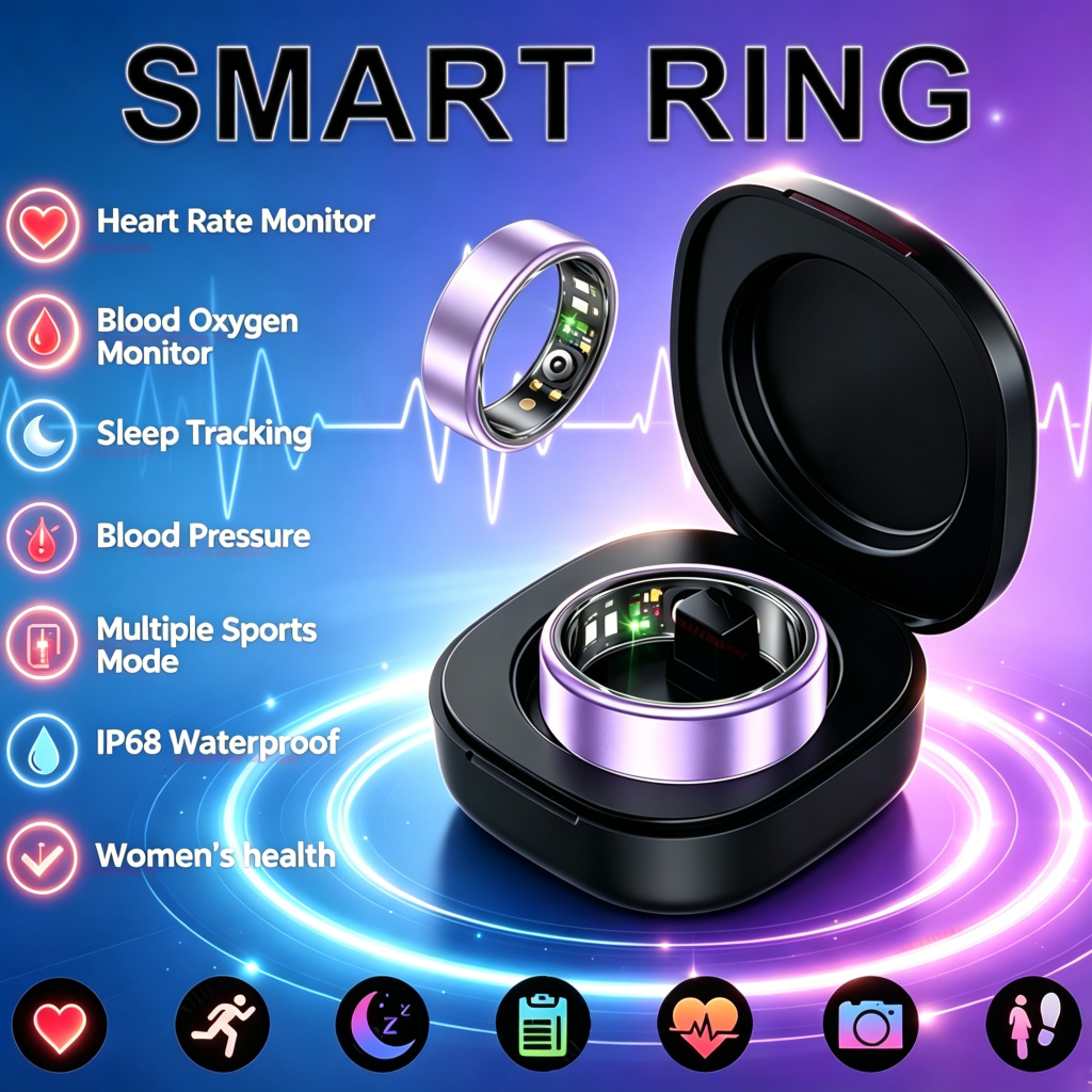 خاتم ذكي 2026 لقياس ضغط الدم و - مراجعة Blood Pressure Monitor وسعره