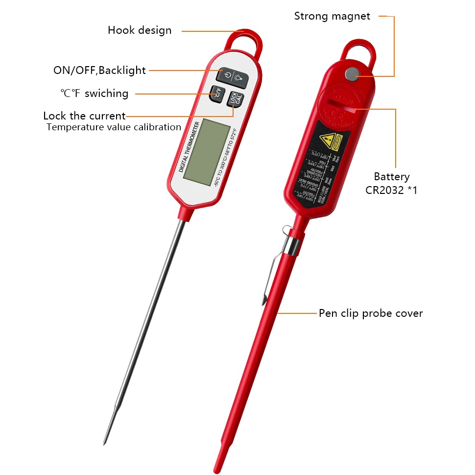 ميزان حرارة اللحوم الرقمي، شاش - مراجعة Thermometer Digital وسعره