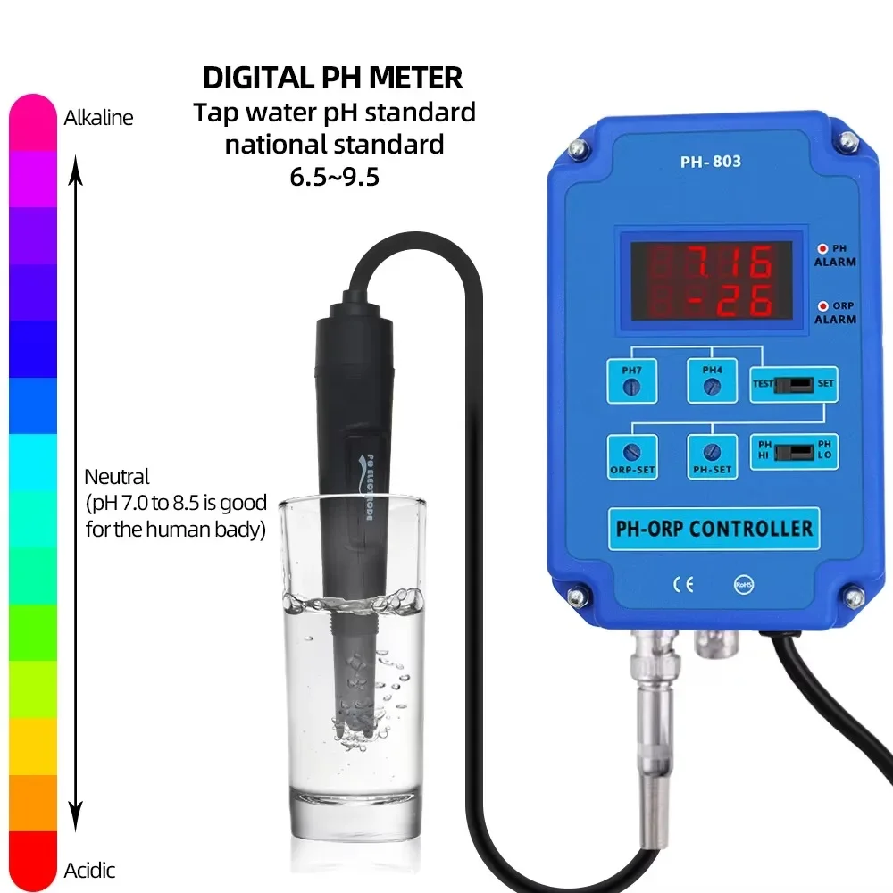 جهاز تحكم رقمي PH-803 2&1 PH O - مراجعة Thermometer Digital وسعره