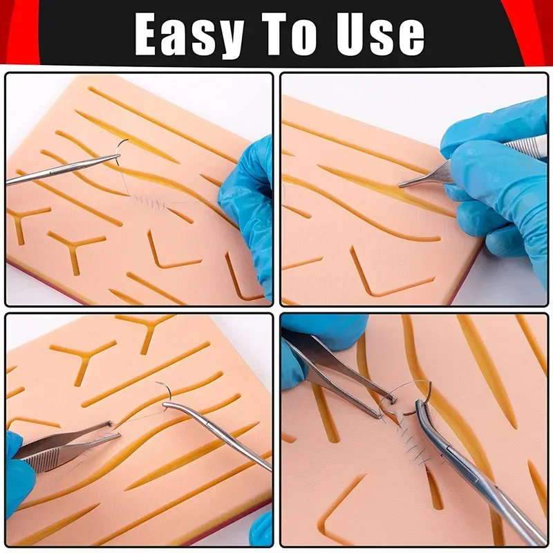 مجموعة أدوات ممارسة خياطة الطل - مراجعة Medical Gloves وسعره